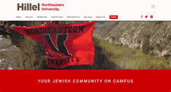 Desktop Screenshot of northeasternhillel.org